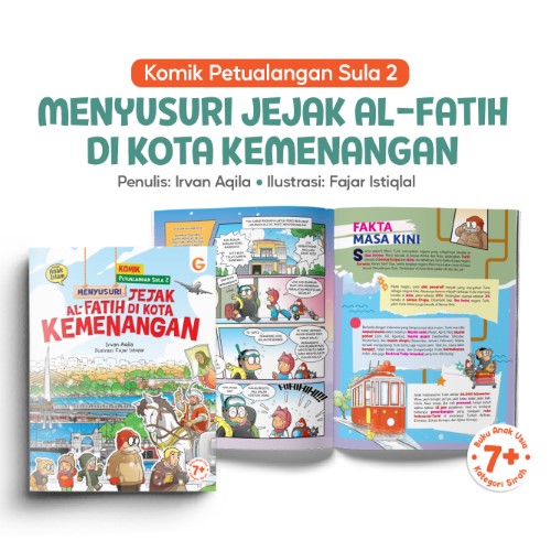Buku Komik Petualangan Sula 2: Menyusuri Jejak al-Fatih di Kota Kemenangan - Gema Insani 100% Original